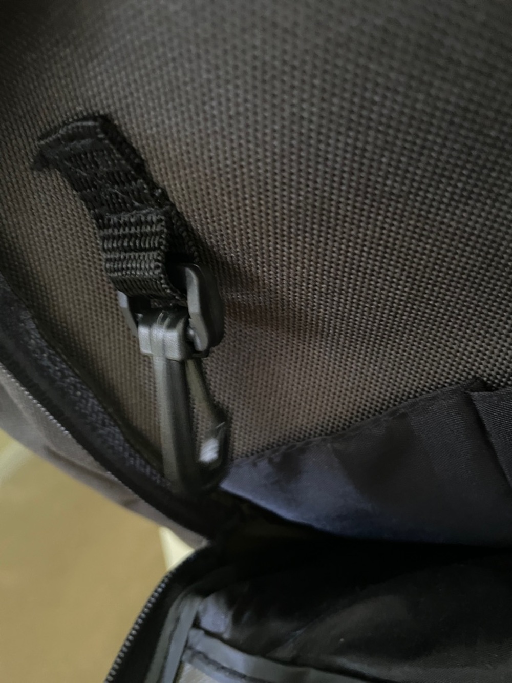 Aspen suede olive green and Brown school unisex Backpack - Picture 9 of 16